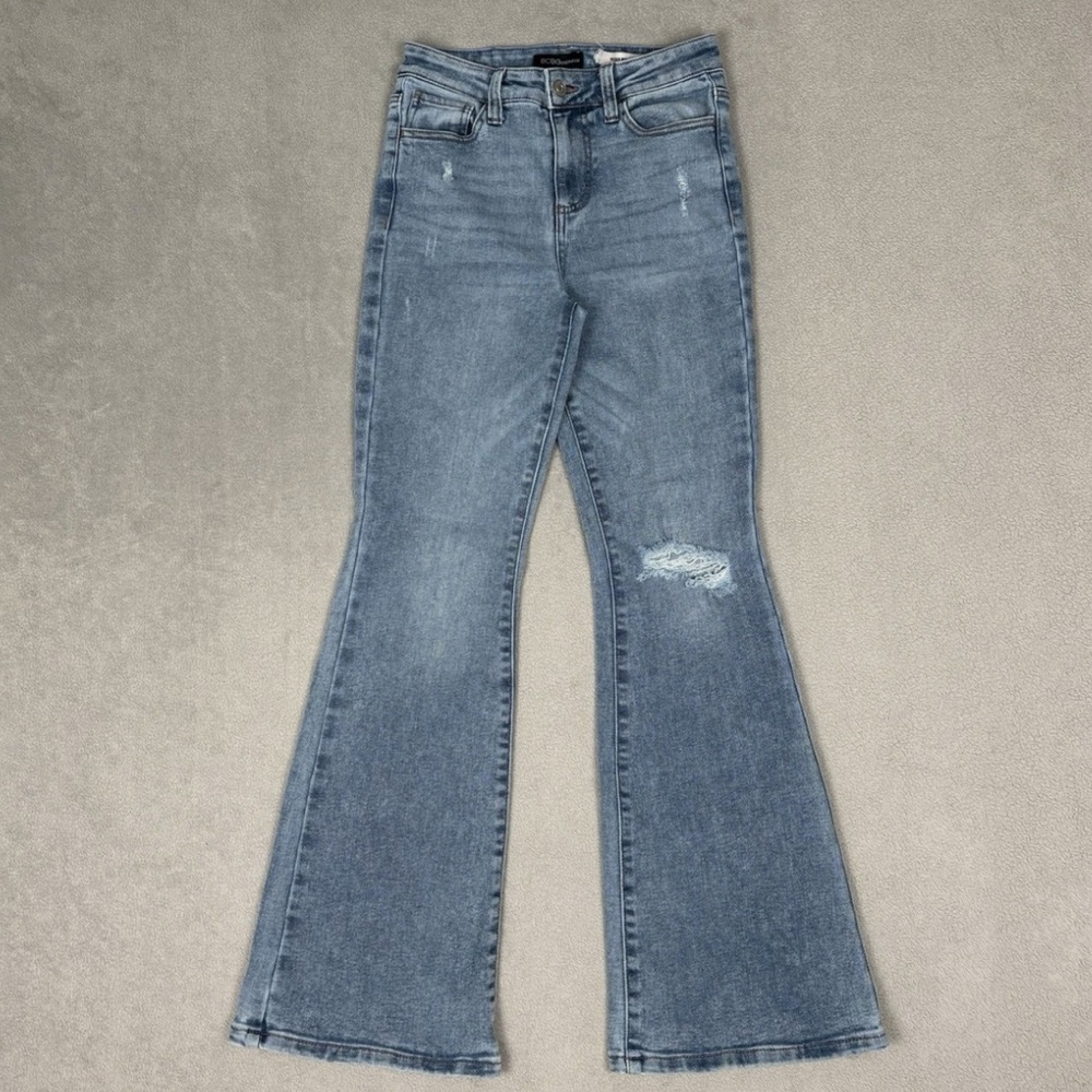 BCBGeneration High Rise Flare Jeans